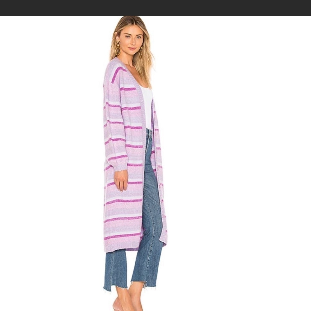 Lovers & Friends- Purple Mary Sweater Cardigan XS - Picture 2 of 8
